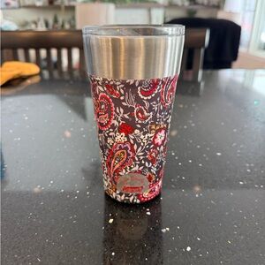Coleman + Vera Bradley Paisley Insulated Tumbler with Stainless Steel Lid